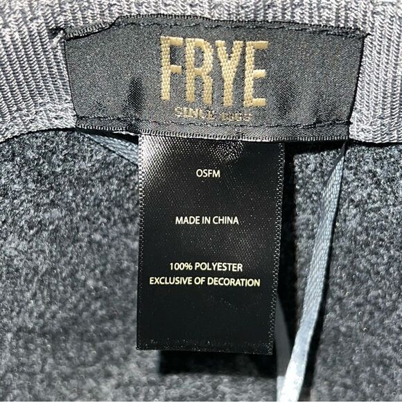 ‎Frye Braided Crown Heather Grey Felt Fedora Hat